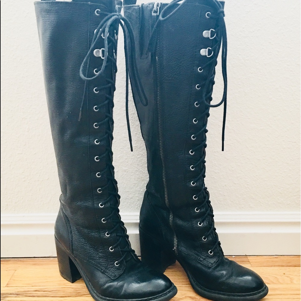 Nine West Vintage America Lace-Up Boots